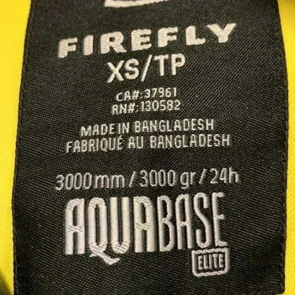 Firefly Aquabase Blazing Yellow snowboard/  ski pants, Boys XS - Picture 4 of 11